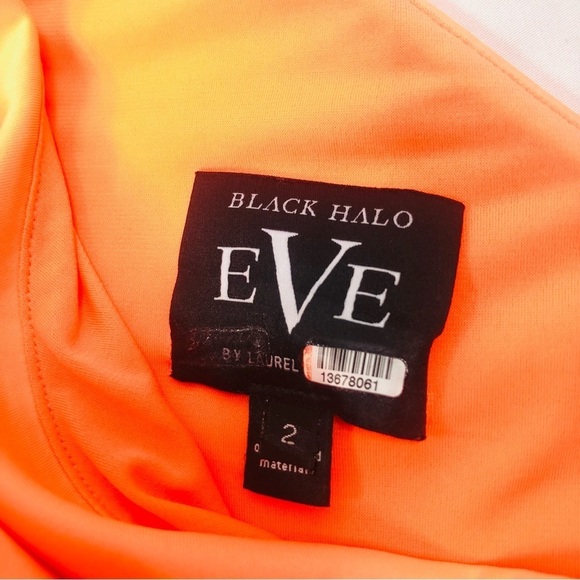 Black Halo Eve Rex Gown One Shoulder - Picture 8 of 10